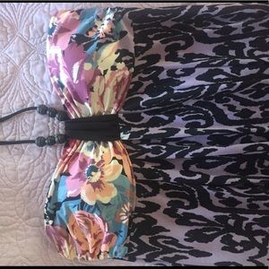 Strapless maxi dress